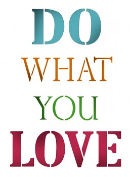 Stencil / A4 / Do what you love