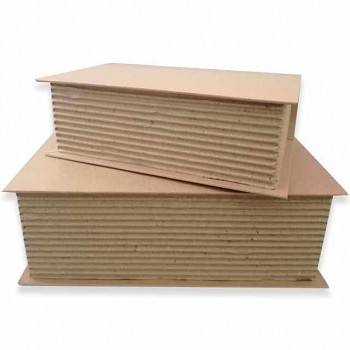 Set 2 kartónových krabíc - knihy / 29,7x21x9,5cm,  24x16x7,5cm